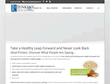 Tablet Screenshot of jenkinsweightloss.com